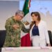 Secretario de Marina, Almirante Raymundo presentan la Estrategia Nacional de Seguridad en Quintana Roo a Mara Lezama