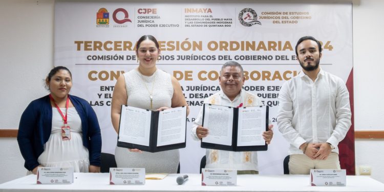 INMAYA y CJPE firman convenio para fortalecer y proteger los derechos de las comunidades indígenas, pueblos mayas y afromexicanos de Quintana Roo