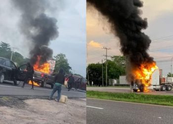 Ola de violencia en Tabasco: quema de vehículos, negocios y poncha llantas reportados