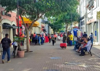 Comerciantes del Centro Histórico de Villahermosa sufren casi 20 horas sin electricidad