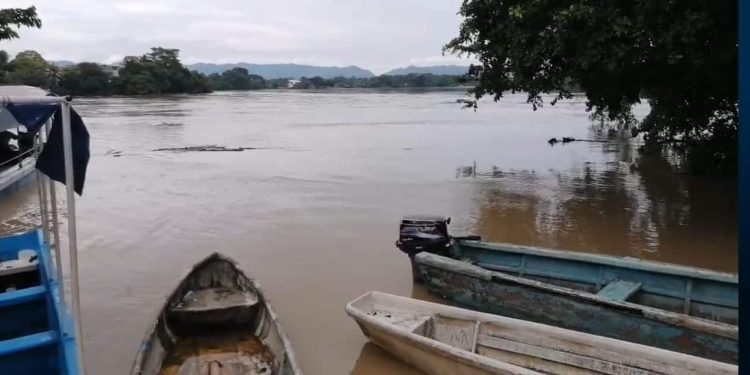 Tenosique activa vigilancia permanente ante posible desbordamiento del río Usumacinta