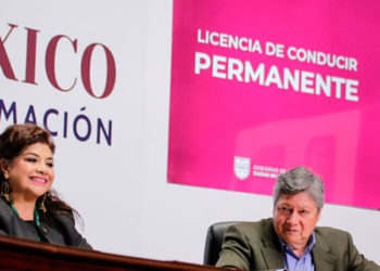 Clara Brugada presenta iniciativa para la licencia de conducir permanente en CDMX