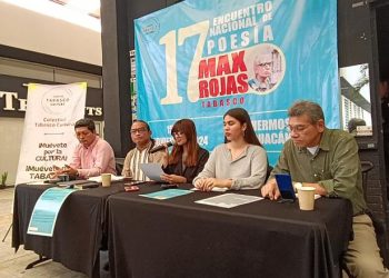 Tabasco será sede del Encuentro Nacional de Poesía «Max Rojas»