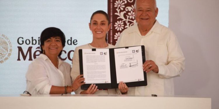 Claudia Sheinbaum inaugura el Programa de Vivienda para el Bienestar en Baja California Sur