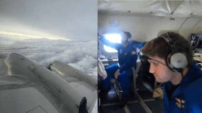 Avión de NOAA capta fuerte turbulencia durante monitoreo del huracán Milton