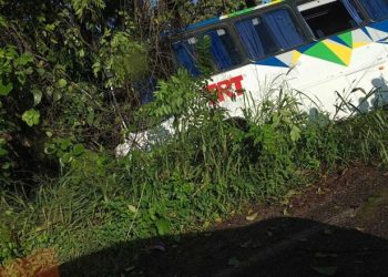 Muere mujer tras ser arrollada por un camión de pasajeros en la Cárdenas-Comalcalco