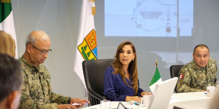 Mesa de Seguridad, encabezada por Mara Lezama, revisa efectividad de operativos contra la delincuencia