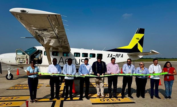Aerus inaugura ruta aérea Villahermosa-Minatitlán, impulsando la conectividad regional