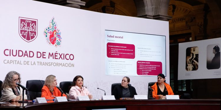 La jefa de Gobierno, Clara Brugada Molina, presentó el programa “Ciudad con Salud Emocional: Vida Plena, Corazón Contento”