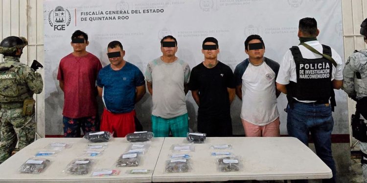 Caen narcomenudistas en Isla Mujeres