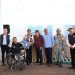 La gobernadora, Delfina Gómez Álvarez encabezó la entrega de enseres electrodomésticos a mil 815 damnificados de Chalco