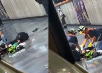 Cuatro personas fueron heridas por un hombre de 26 años en la estación Tacubaya en la Línea 7 del Metro