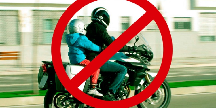 Congreso busca endurecer penas por transportar menores en motocicleta