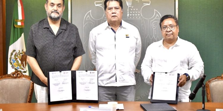 UJAT entrega en comodato edificio al ISSET para oficinas administrativas