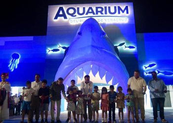 Cuitláhuac García inaugura nueva imagen del Acuario de Veracruz y anuncia más mejoras