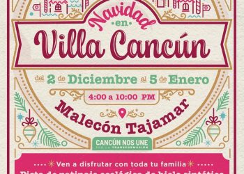 Invita Ana Paty Peralta al encendido del «árbol de Navidad» en Cancún