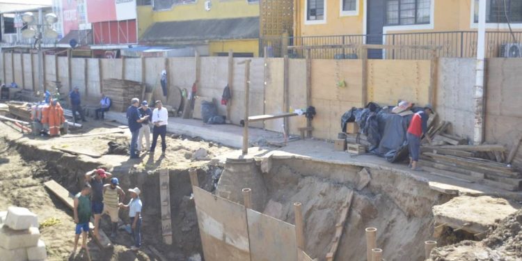 Reparación provisional del socavón en Ruiz Cortines; arreglo completo será en 2025: Osuna