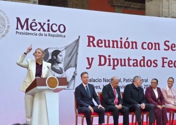 El ejemplo de valor de la primera presidenta, Claudia Sheinbaum, es factor fundamental para enfrentar los retos de país: Verónica Camino