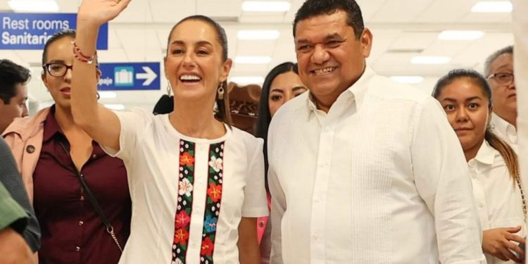 Gobernador Javier May celebra plan hídrico de Claudia Sheinbaum como un impulso para Tabasco