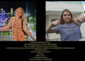 Joven desparecida en Cancún ya fue localizada