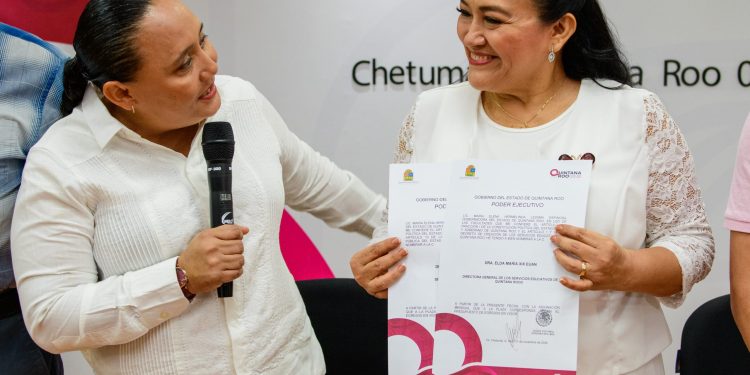 Toma posesión Elda Xix Euán, primera Secretaria de Educación de origen maya en Quintana Roo