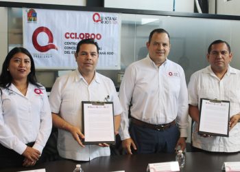 Firman convenio de colaboración el CCLQROO y el SEECAT para mayores oportunidades de empleo y paz laboral