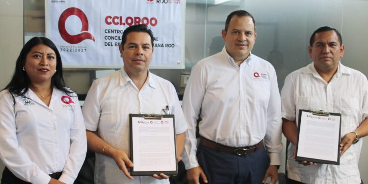 Firman convenio de colaboración el CCLQROO y el SEECAT para mayores oportunidades de empleo y paz laboral