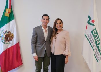 Acuerdan Mara Lezama y Rommel Pacheco fortalecer e impulsar el deporte en Quintana Roo