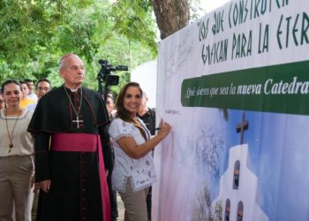 Dan inicio a la Nueva Catedral de Cancún