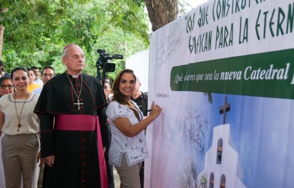 Dan inicio a la Nueva Catedral de Cancún