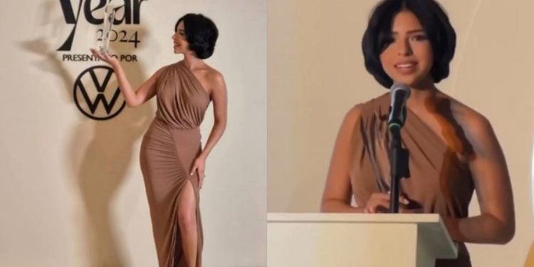 Ángela Aguilar recibe el premio de la «Mujer del Año»