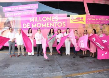 ADO lanza la 13ª Caravana Rosa en Villahermosa para detectar cáncer de mama