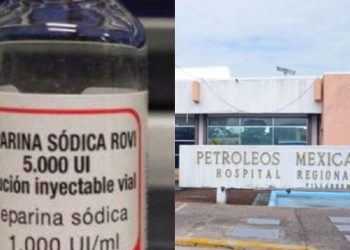FGR vincula a proceso a proveedor de heparina sódica adulterada en Hospital de Pemex
