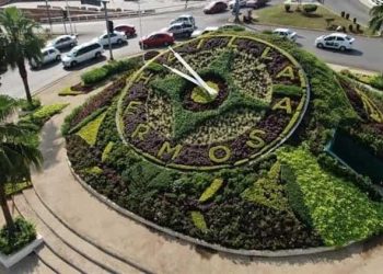 Inestabilidad en el voltaje afecta el funcionamiento del Reloj Floral de Villahermosa en su nueva ubicación