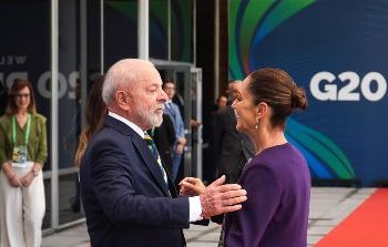 Claudia Sheinbaum llega a la Cumbre de Líderes G20 en Brasil