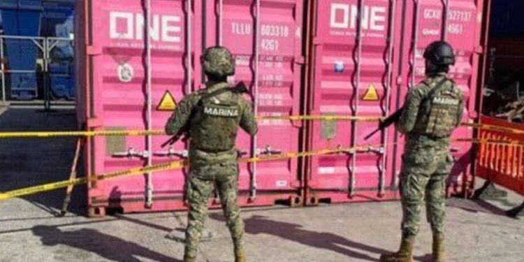 Decomisan 350 kilos de cocaína en instalaciones portuarias de Ensenada, Baja California