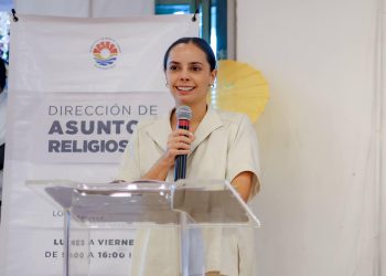 Respalda Ana Paty Peralta compromiso con la comunidad religiosa
