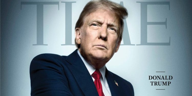 Donald Trump celebra por ser nombrado la ‘Persona del Año’