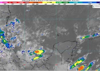 Prevén cielo templado en Quintana Roo