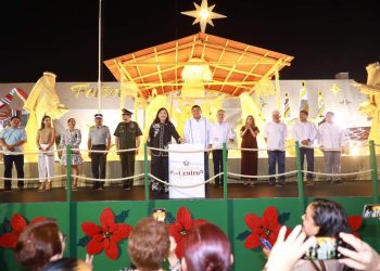 Brilla Villahermosa con el encendido navideño y «Nochebuena en Centro»