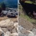 Rescatan a trabajadores atrapados en un alud de piedra en Chiapas