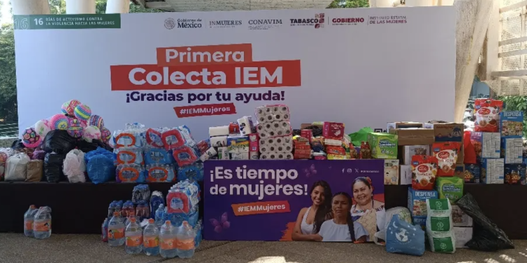 IEM organiza su primera colecta en apoyo a mujeres que buscan ayuda