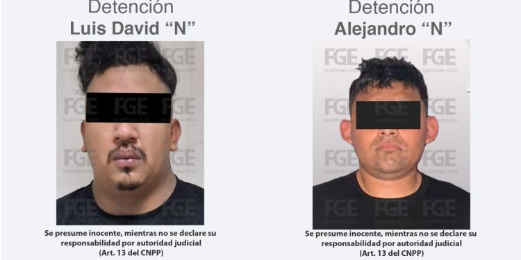 Capturan a los presuntos implicados en el asesinato de la mujer y un niño menor en Cancún