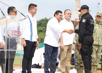 Javier May anuncia instalación de compañía de la Guardia Nacional en Comalcalco