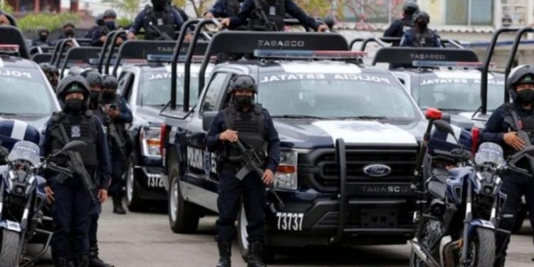 Incremento salario histórico para policías estatales en Tabasco