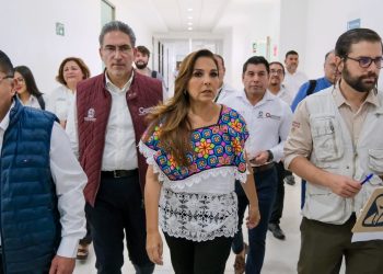Supervisa Mara Lezama y el Director General del IMSS-Bienestar necesidades del Hospital General de Cancún “Jesús Kumate Rodríguez”