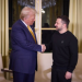 Donald Trump y Volodímir Zelenski se reúnen en París