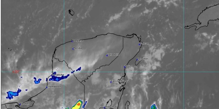 Llega frente frío Núm 15 al golfo de México y península de Yucatán