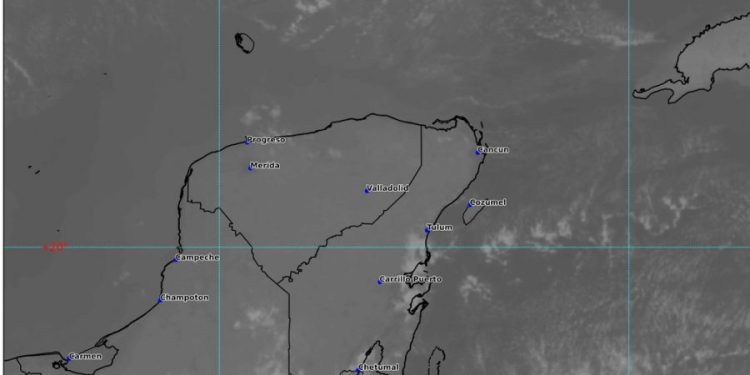 Prevén cielo medio nublado para Quintana Roo