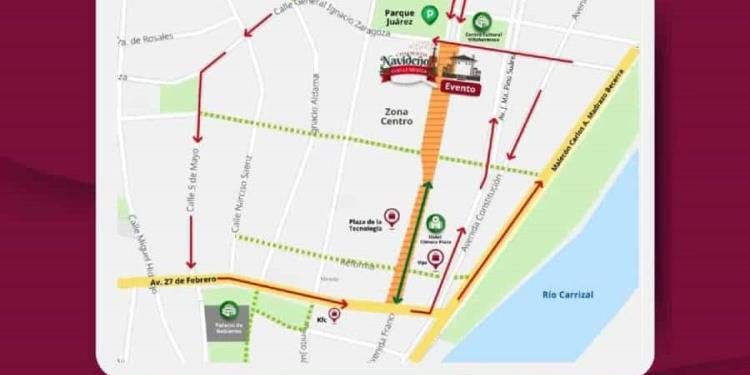 Cerrarán Avenida Madero por Concierto Navideño del COBATAB 2024